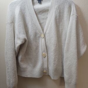 Patagonia Women's Cream Button-Up Cardigan